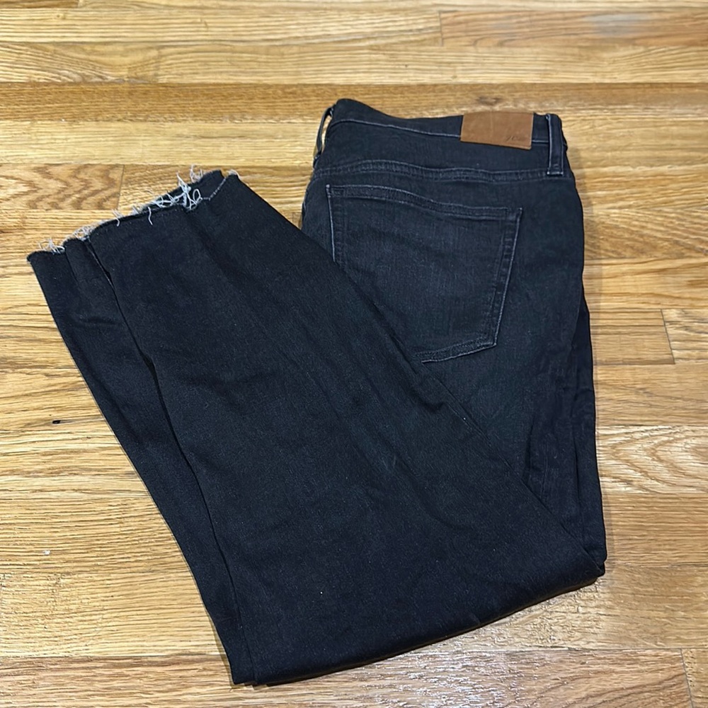 J.Crew Billie Demi Crop Jeans in Charcoal